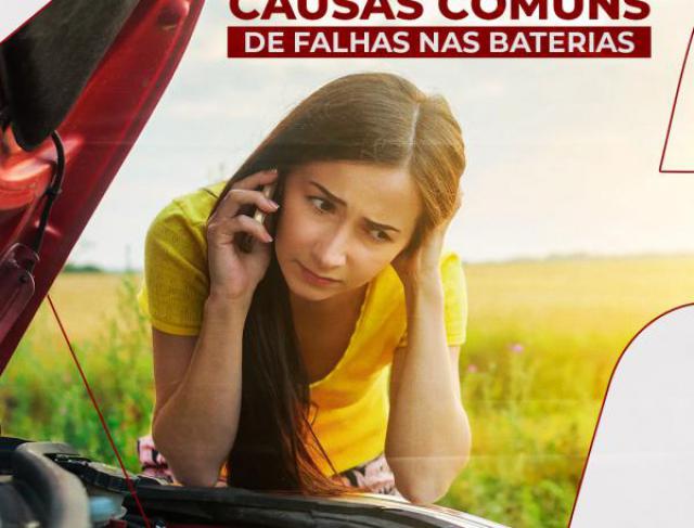Causas comuns de falhas de baterias
